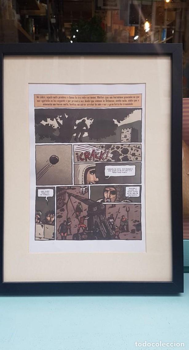 C&oacute;mics: OS LOBOS DE MOECHE (p&aacute;gina original enmarcada) - MANEL CR&Aacute;NEO - - Foto 1