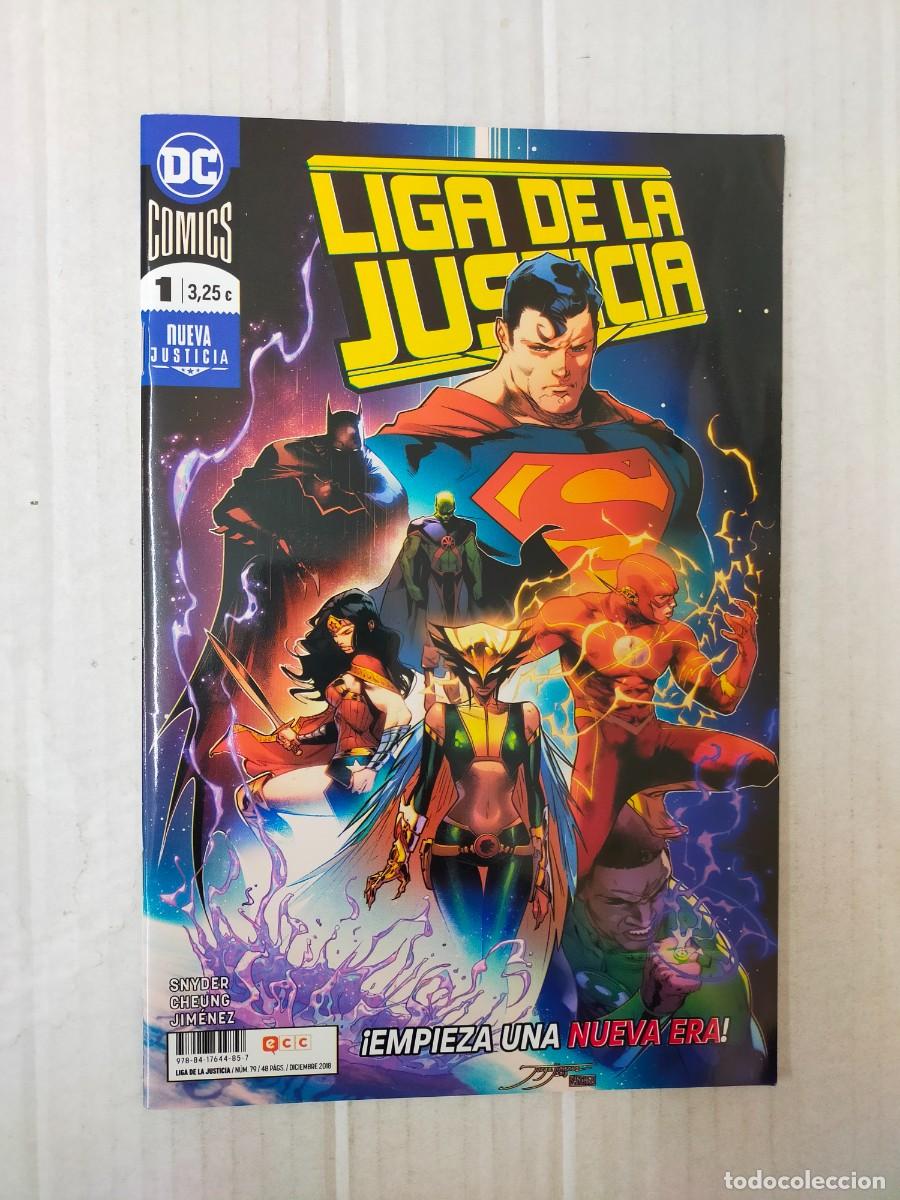 C&oacute;mics: LIGA DE LA JUSTICIA n&ordm; 1 / 79, de Snyder, Cheung y Jim&eacute;nez. ECC - Foto 1