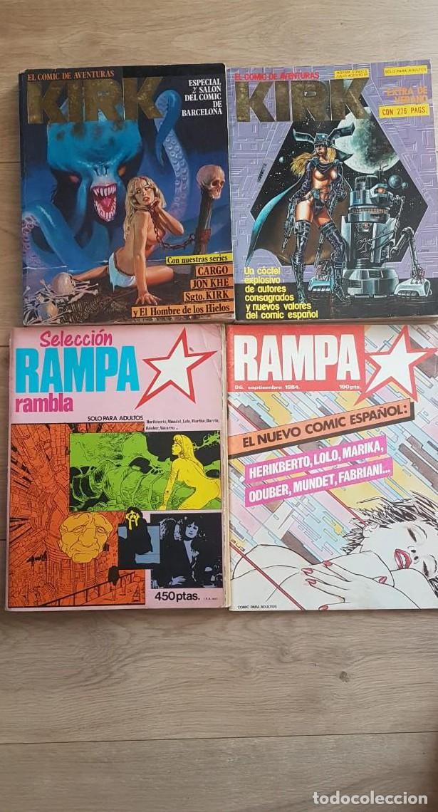 C&oacute;mics: Lote Kirk + Rampa. 4 unidades - - Foto 1