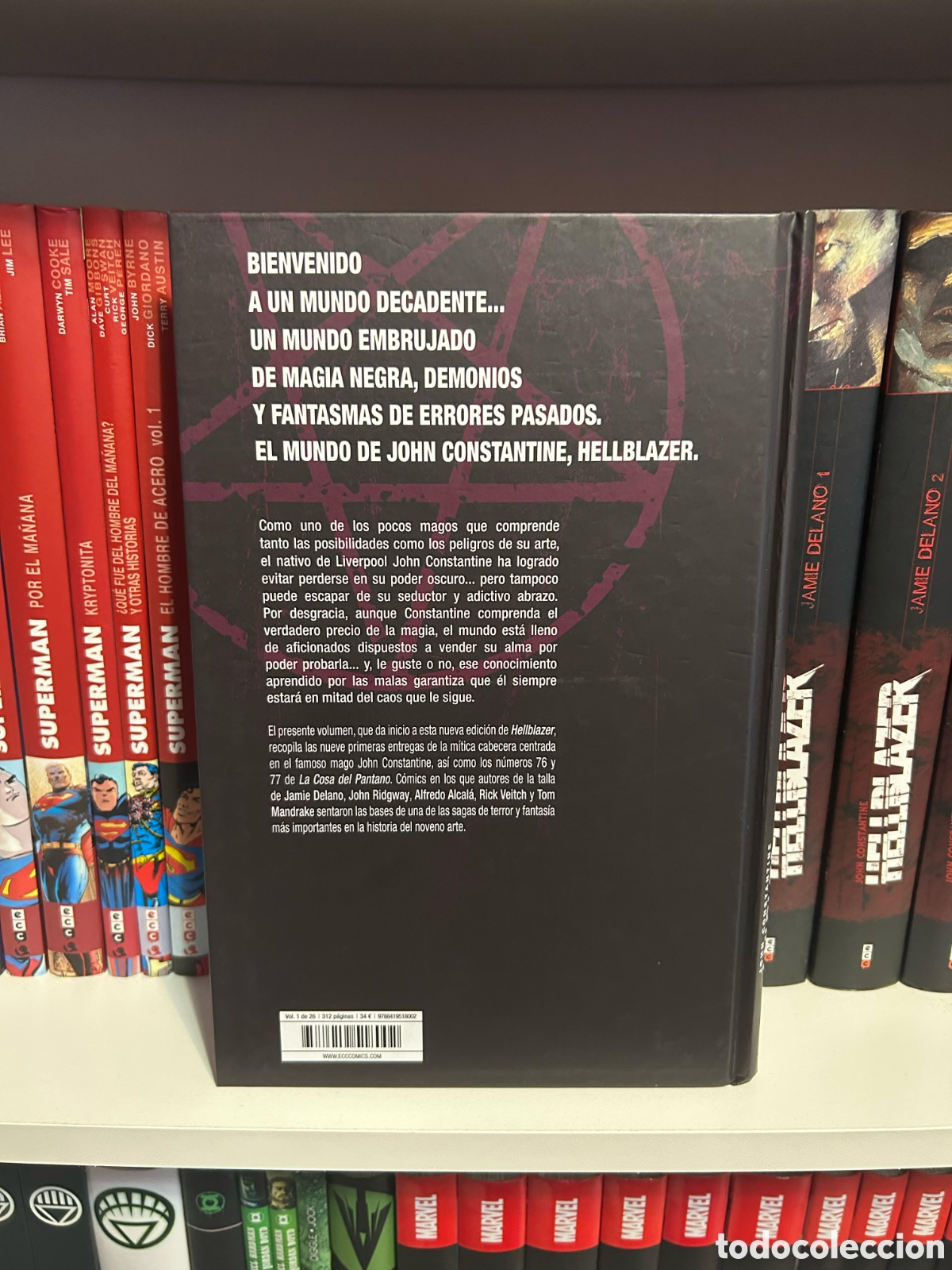 C&oacute;mics: HELLBLAZER VOL.01 DE 26 (TAPA DURA-NUEVO) - Foto 2