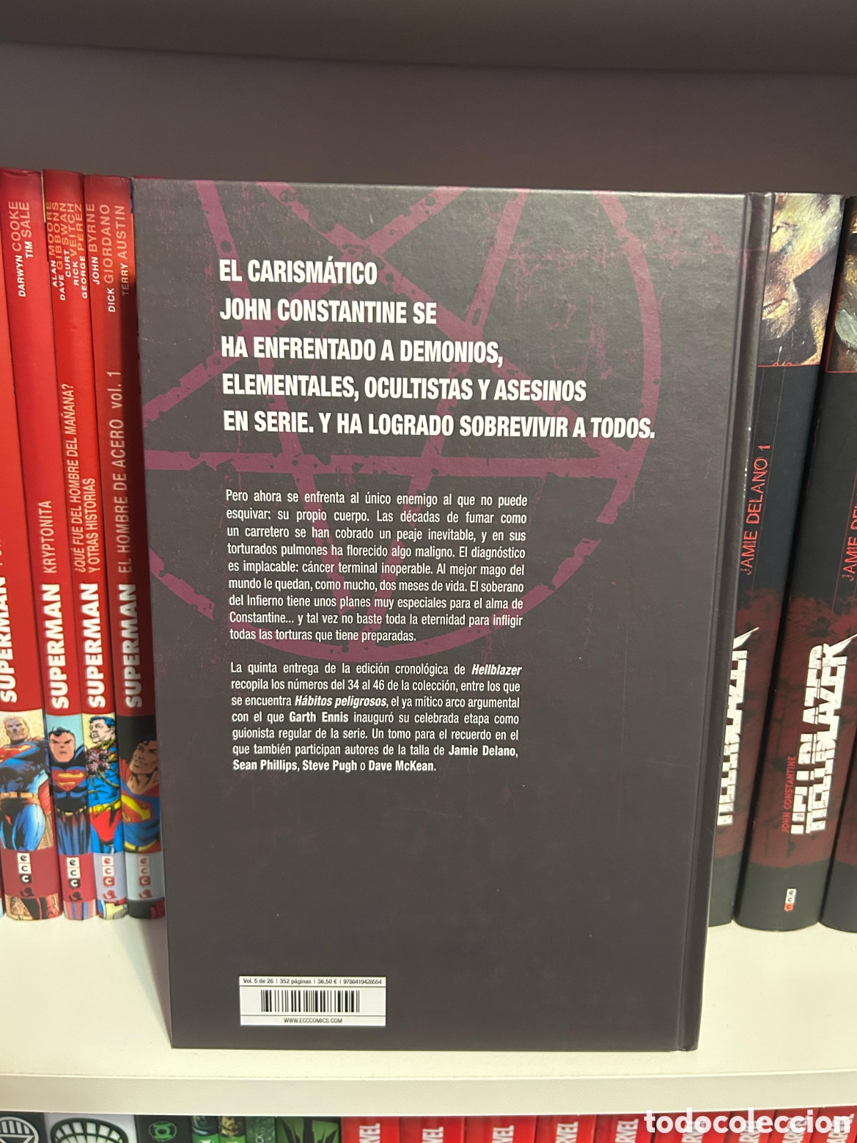 C&oacute;mics: HELLBLAZER VOL.05 DE 26 (TAPA DURA-NUEVO) - Foto 2