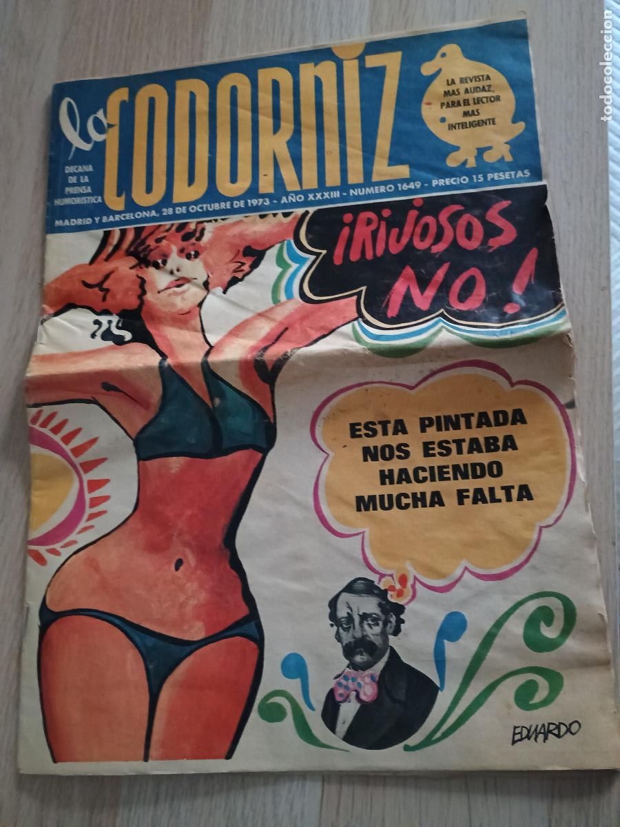 C&oacute;mics: la codorniz n 1649 28 de octubre 1973 - Foto 2
