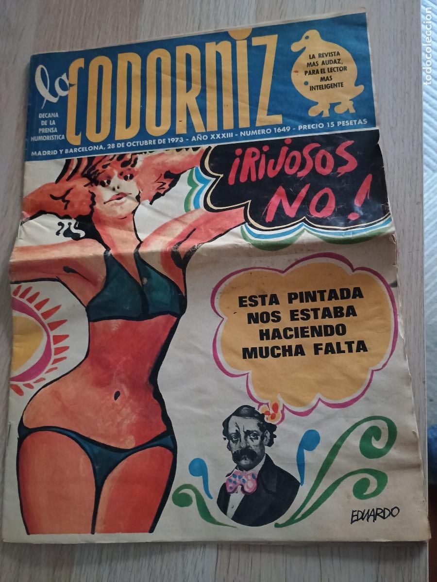 C&oacute;mics: la codorniz n 1649 28 de octubre 1973 - Foto 1