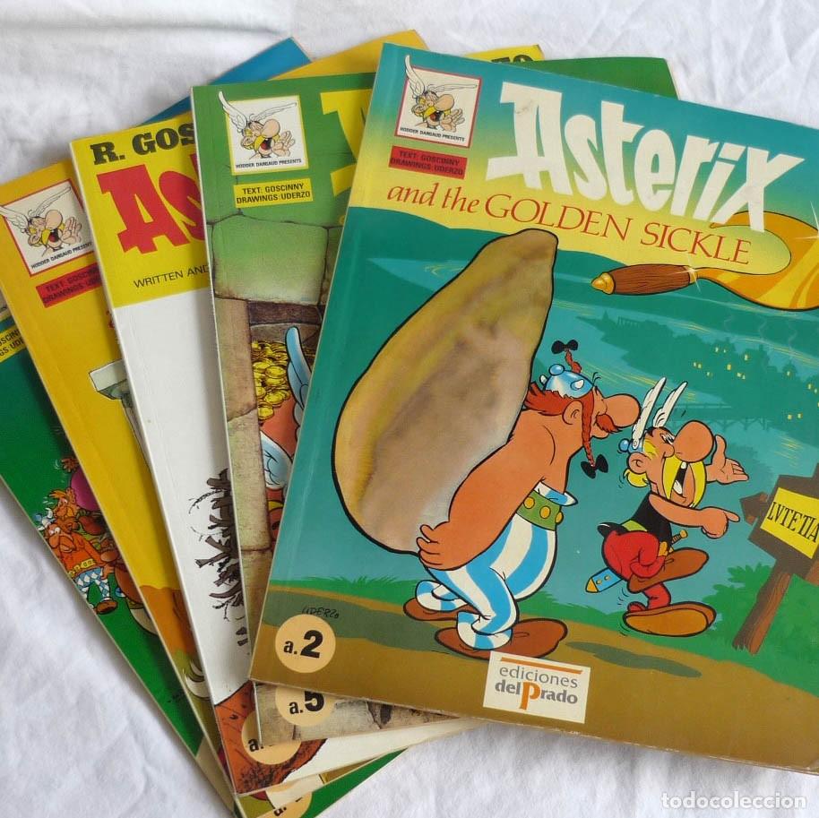 C&oacute;mics: 5 n&uacute;meros de Asterix en ingl&eacute;s Ediciones del Prado - Foto 1