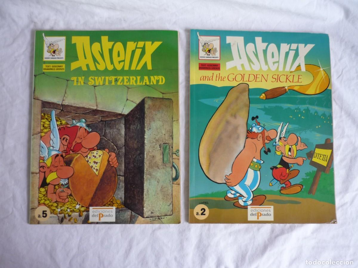 C&oacute;mics: 5 n&uacute;meros de Asterix en ingl&eacute;s Ediciones del Prado - Foto 2