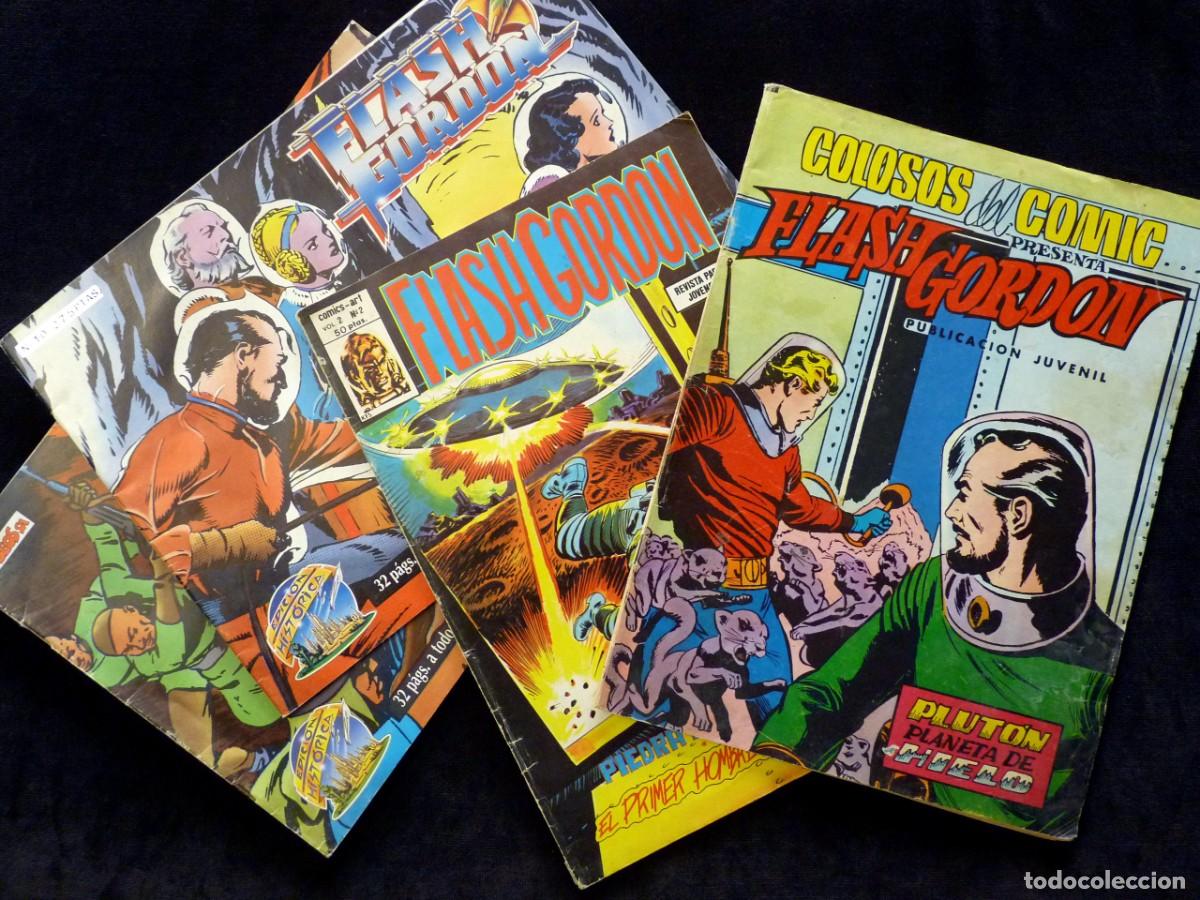 C&oacute;mics: LOTE DE 4 COMICS FLASH GORDON, ALEX RAYMOND. VARIAS EDITORIALES - Foto 1