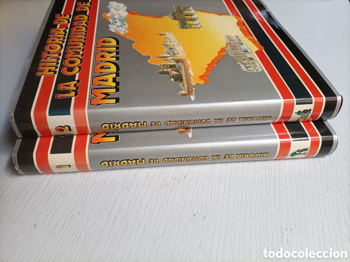 C&oacute;mics: Historia de la comunidad de Madrid. Editorial Rosa 2 tomos .. textos y c&oacute;mics - Foto 2