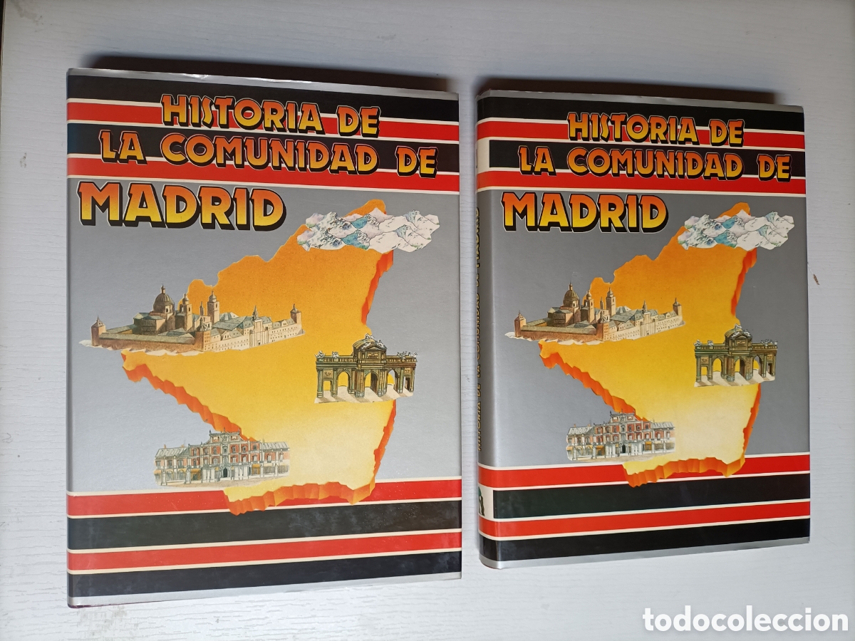 C&oacute;mics: Historia de la comunidad de Madrid. Editorial Rosa 2 tomos .. textos y c&oacute;mics - Foto 1