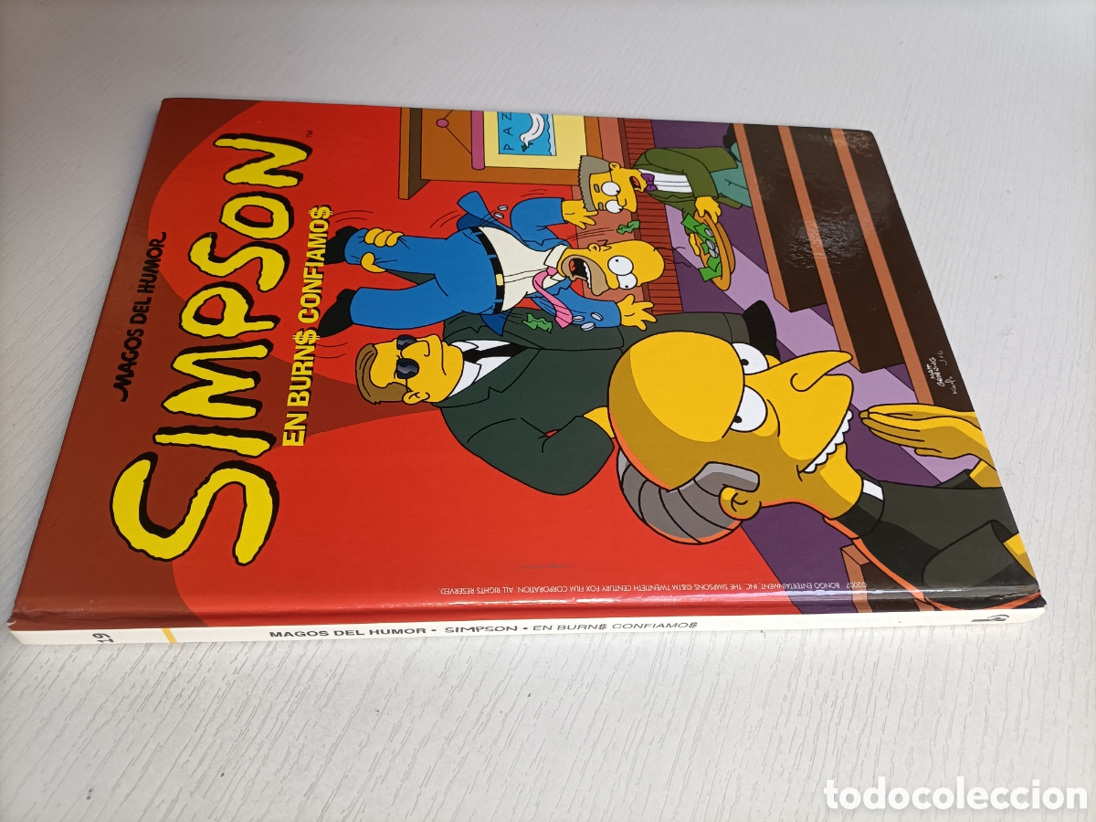 C&oacute;mics: Simpson En Burns confiamos. Magos del humor Ediciones B 2007 - Foto 1