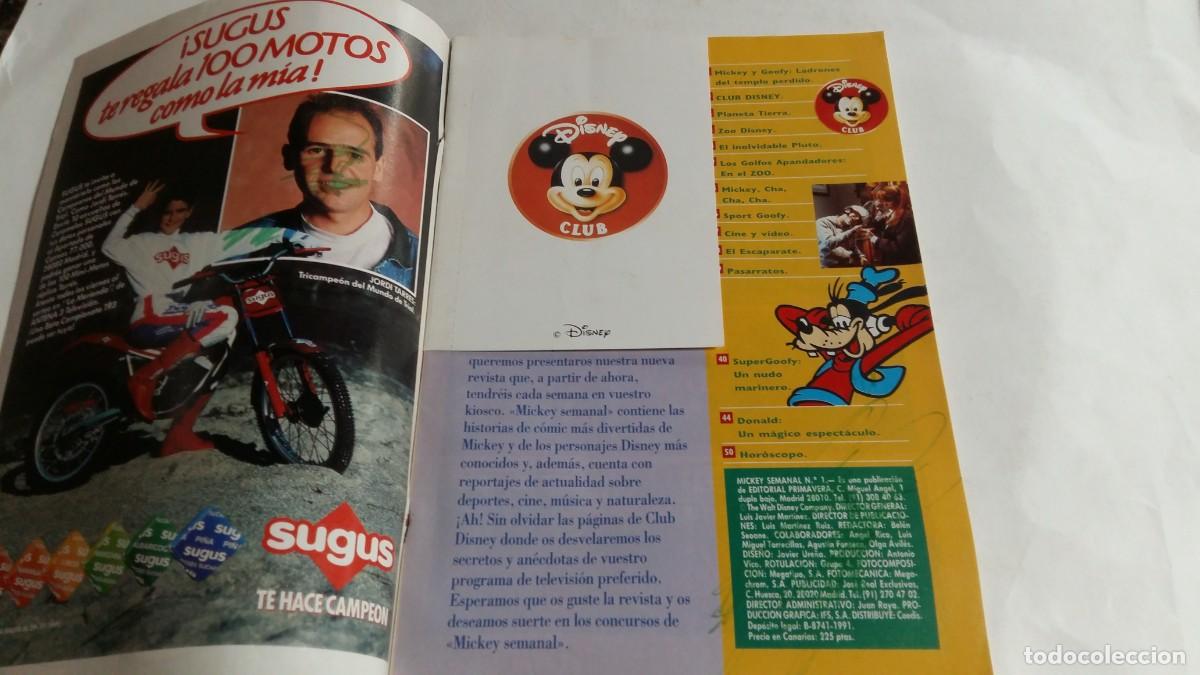 C&oacute;mics: Mickey Semanal, N&deg;1, Ediciones Primavera - Foto 4