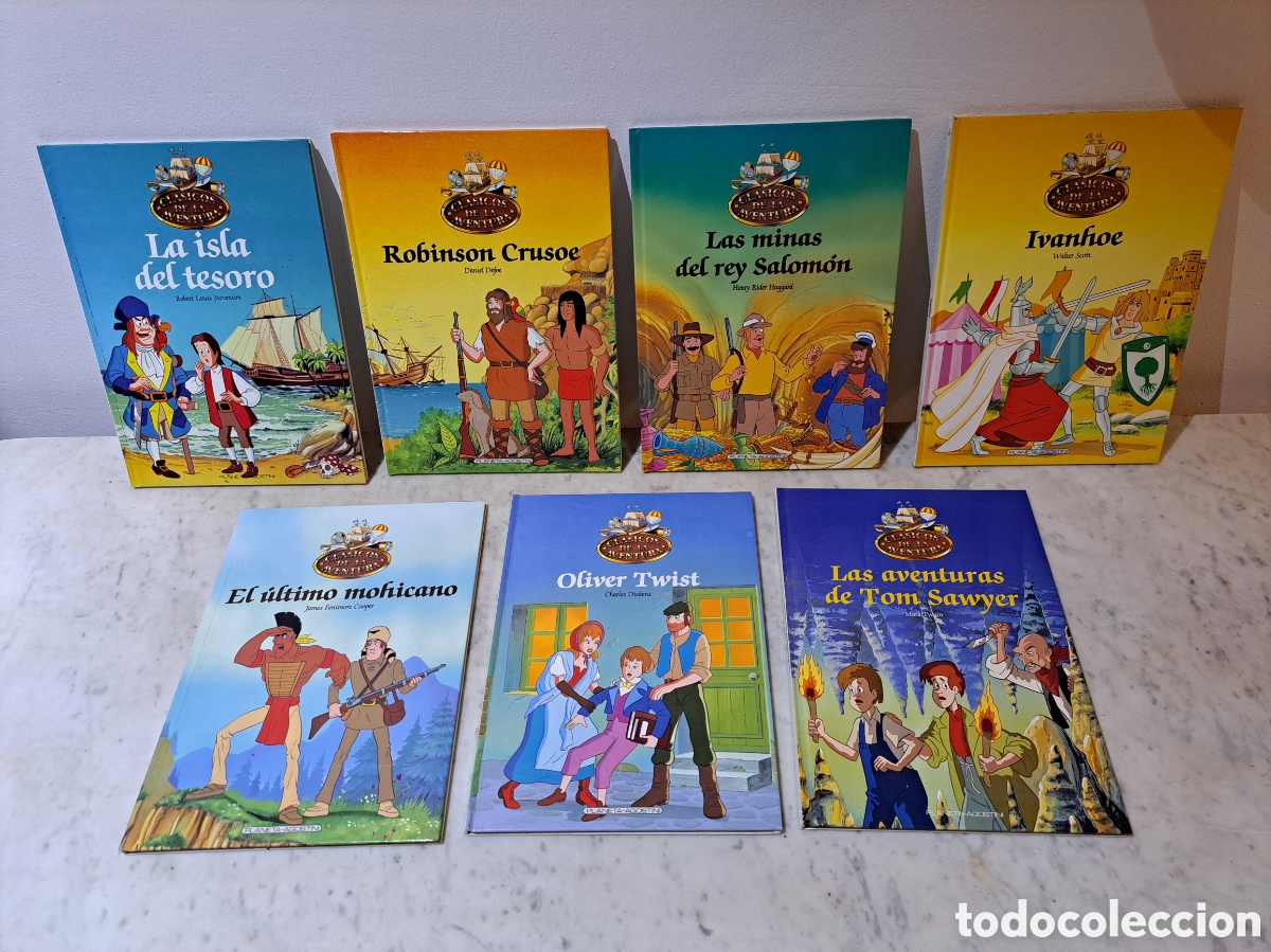 C&oacute;mics: LOTE 7 HISTORIAS 'CL&Aacute;SICOS DE LA AVENTURA'