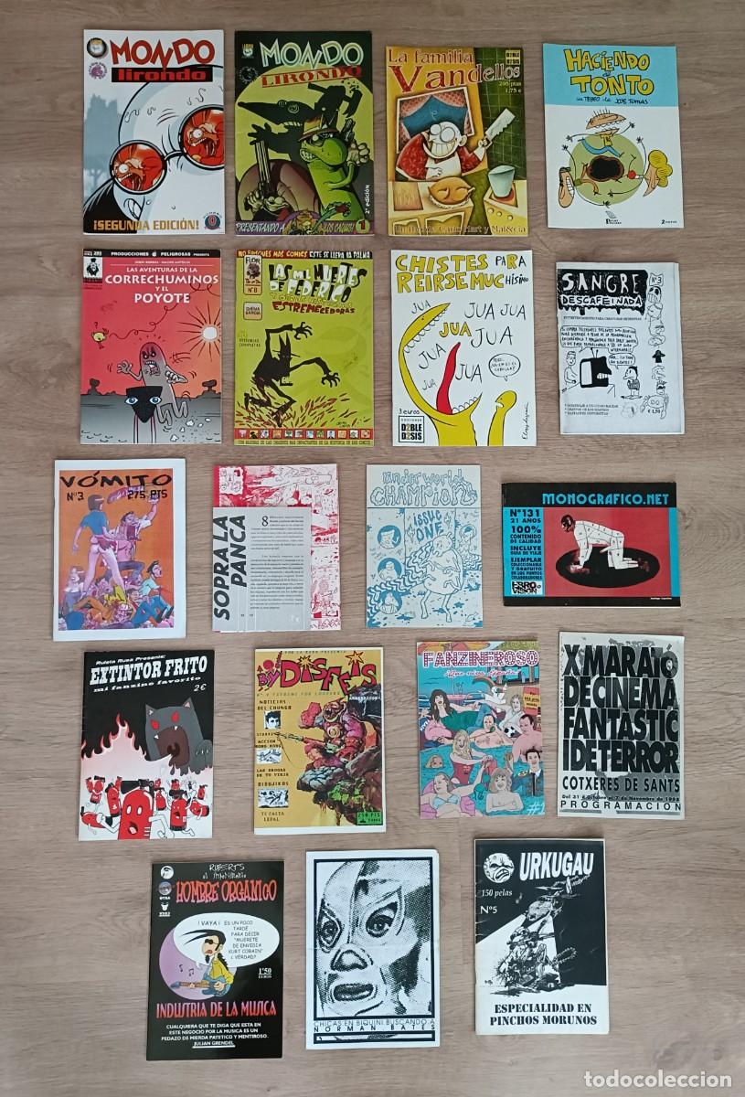 C&oacute;mics: Lote x 20 FANZINES y COMIC Alternativo, Snuff Chicken, El Pelailla, Mor&oacute;n Suburbio, Cuarto y Mitad..