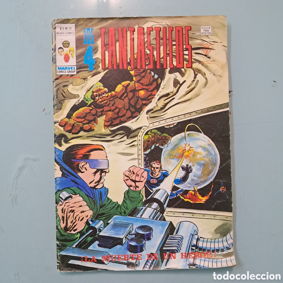C&oacute;mics: Los 4 fant&aacute;sticos, Mundi Comics vol 3 numero 17 - Foto 1