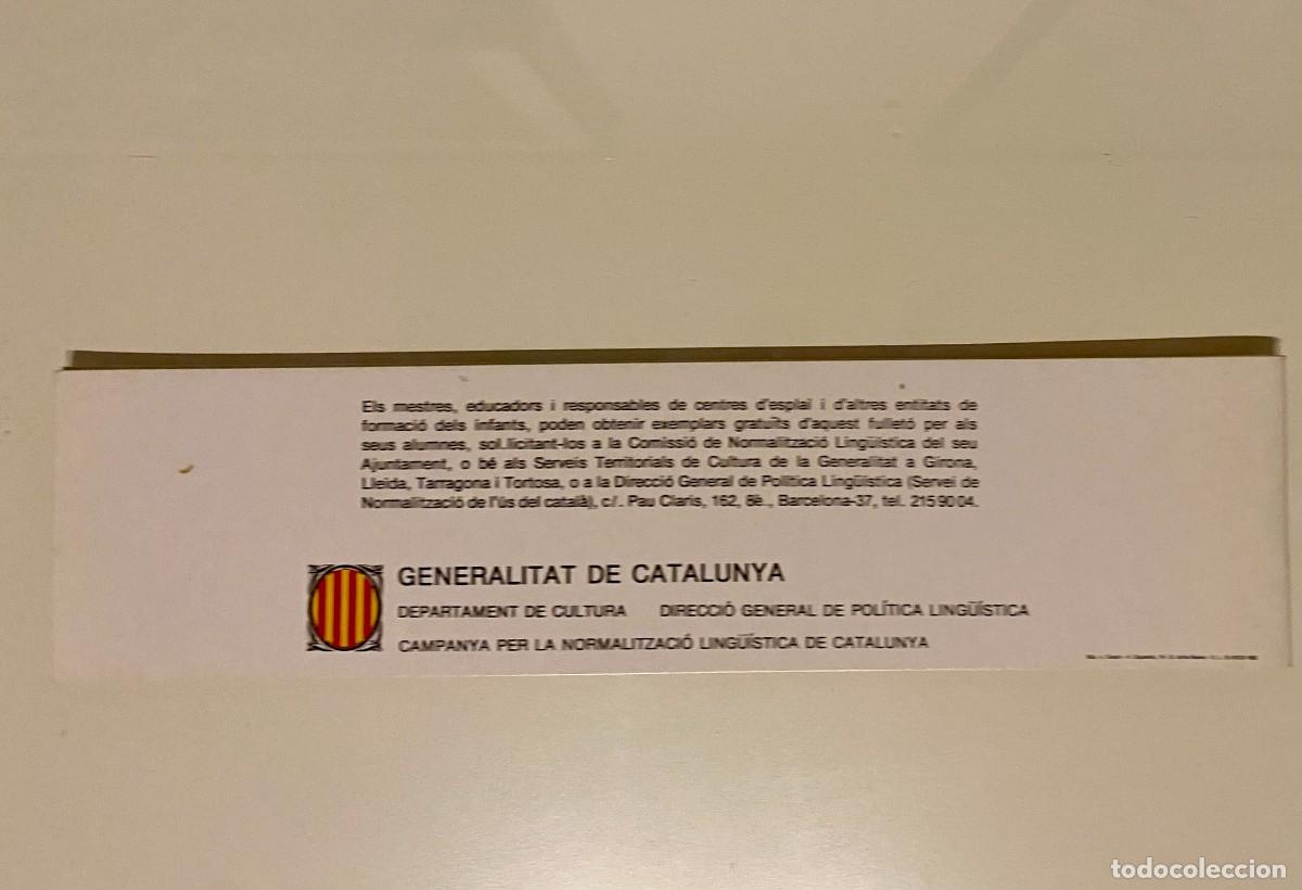 C&oacute;mics: RECORD DE LA NORMA PER ALS INFANTS DE CATALUNYA - CAMPANYA PER LA NORMALITZACI&Oacute; LING&Uuml;&Iacute;STICA 1982 - Foto 2