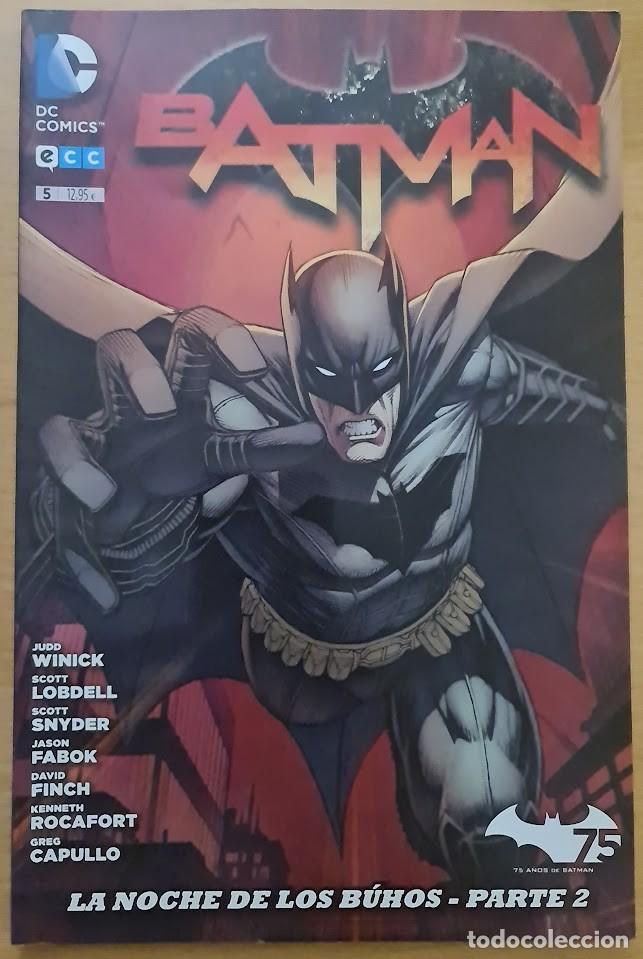 C&oacute;mics: BATMAN 5, LA NOCHE DE LOS BUHOS PARTE 2. SCOTT SNYDER. ECC - Foto 1