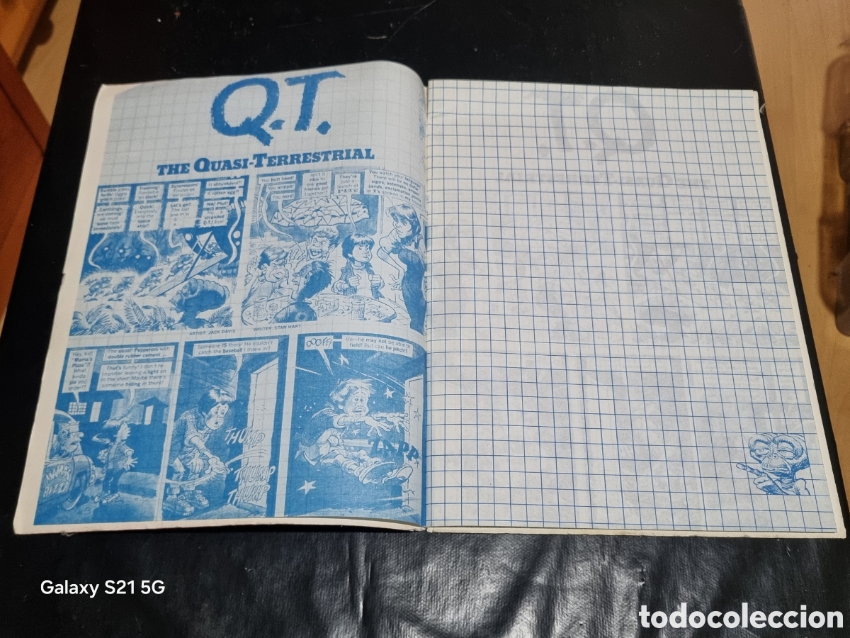 C&oacute;mics: E.T - TEBEO Y BLOQUE DE NOTAS EN INGL&Eacute;S THE QUASI-TERRESTRIAL - Foto 1