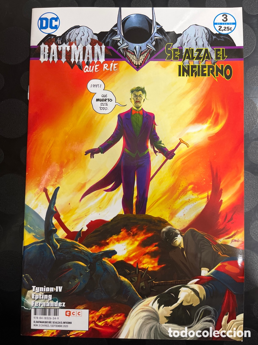 C&oacute;mics: EL BATMAN QUE R&Iacute;E N.3 SE ALZA EL INFIERNO DC ECC ( 2020 ) - Foto 1