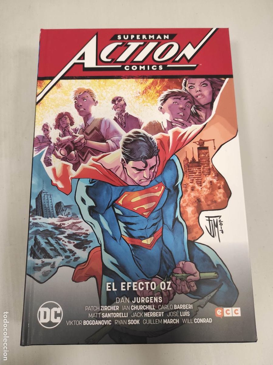 C&oacute;mics: SUPERMAN ACTION COMICS VOL. 3 EL EFECTO OZ DAN JURGENS TAPA DURA ECC - Foto 1