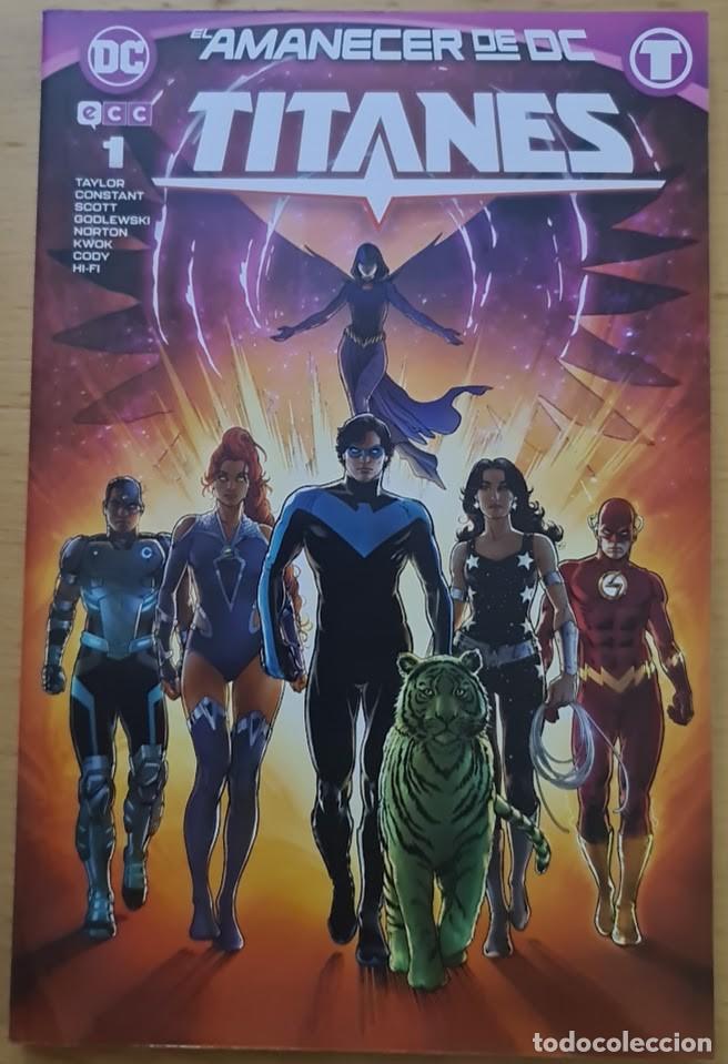 C&oacute;mics: TITANES 1 EL AMANECER DE DC. TOM TAYLOR. ECC - Foto 1