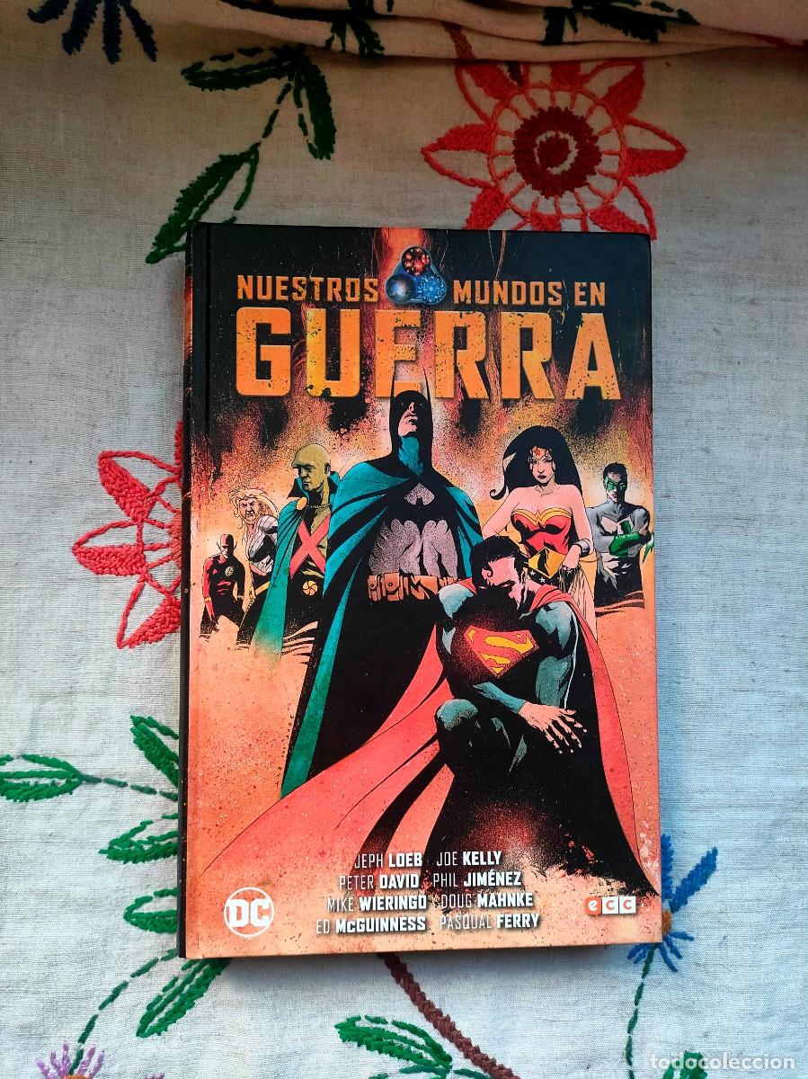 C&oacute;mics: Nuestros mundos en guerra. Jeph Loeb. DC. ECC. - Foto 1