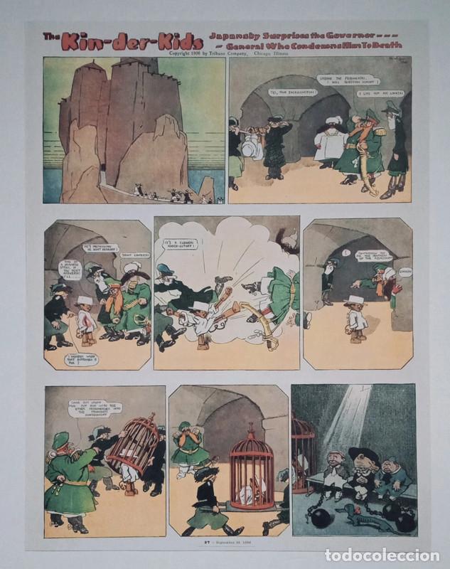 C&oacute;mics: Lote de 3 p&aacute;ginas de The Kin-der Kids de Lyonel Feininger - Foto 1