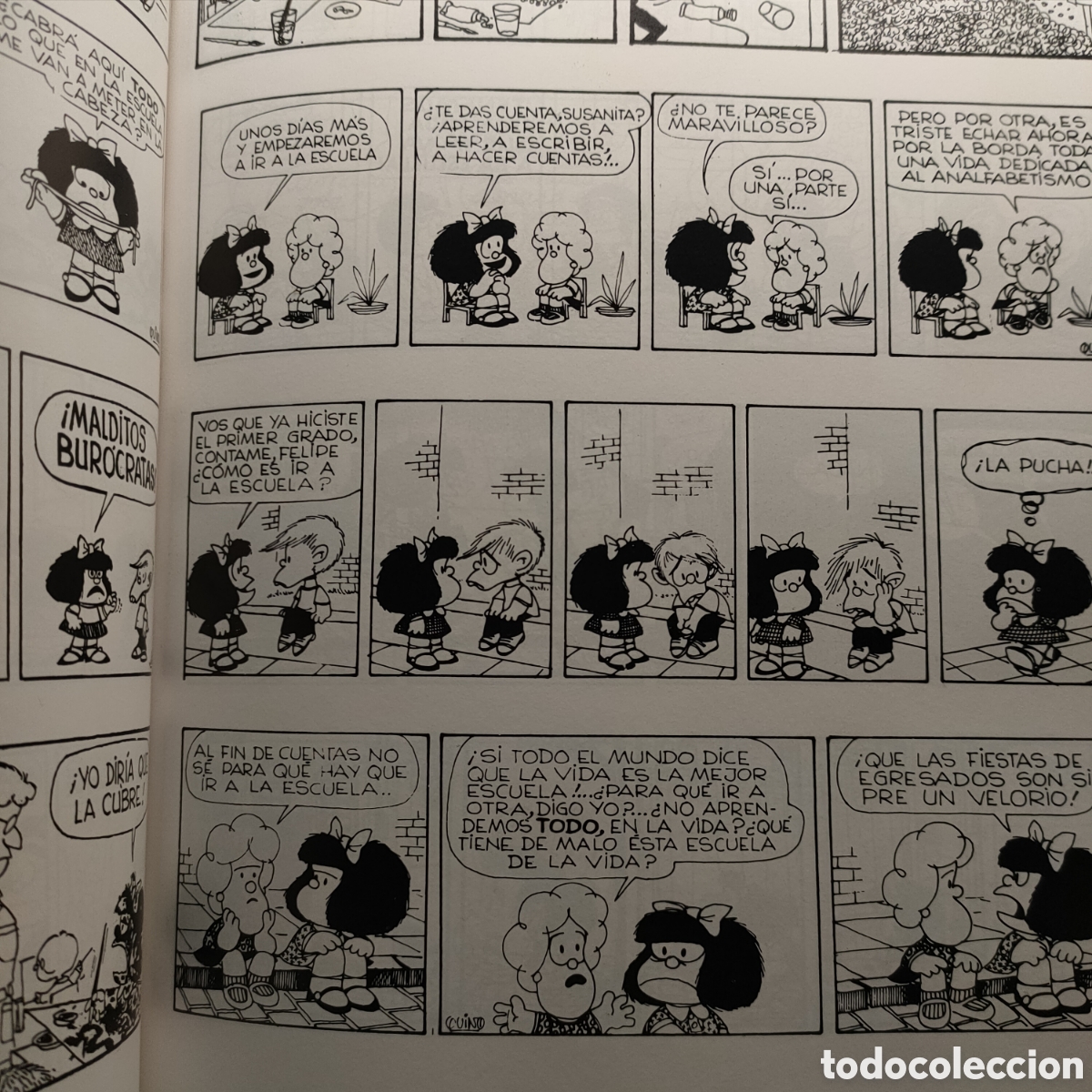 C&oacute;mics: 10 A&Ntilde;OS CON MAFALDA. COMIC LIBRO DE QUINO. CL - Foto 7