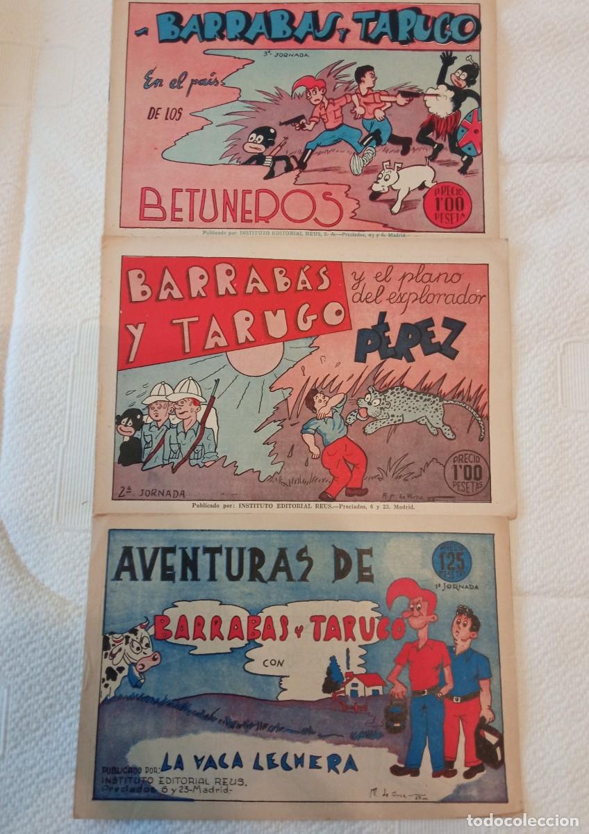 C&oacute;mics: BARRABAS Y TARUGO. COMPLETA. 3 EJEMPLARES - Foto 1