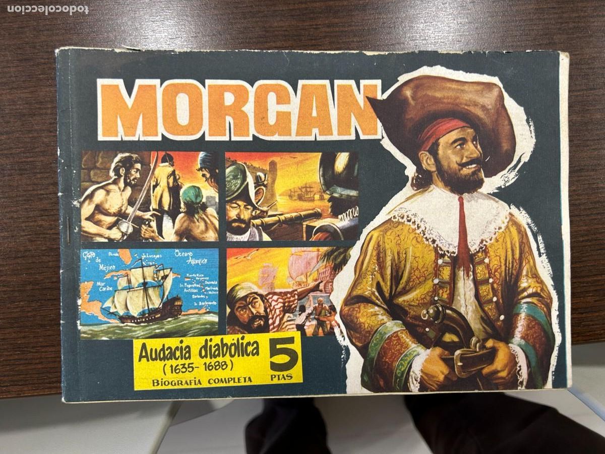 C&oacute;mics: piratas y corsarios morgan buen estado - Foto 1