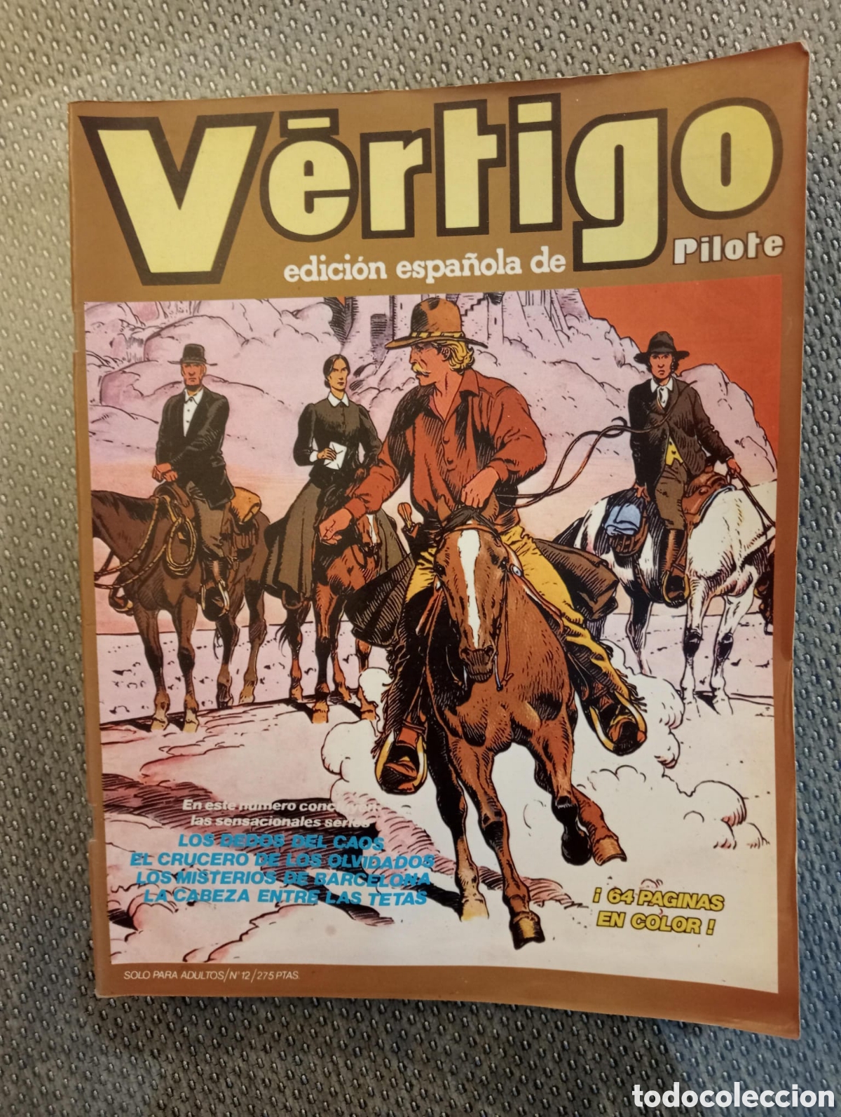C&oacute;mics: V&Eacute;RTIGO. VERSI&Oacute;N ESPA&Ntilde;OLA DE PILOTE. N&ordm; 12 - Foto 1