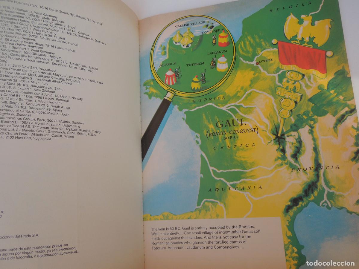 C&oacute;mics: ASTERIX AT THE OLIMPIC GAMES - A1 EDICIONES DEL PRADO EN INGLES -1972 - Foto 2