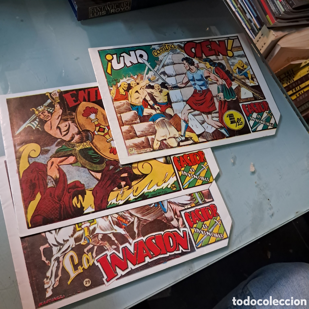 C&oacute;mics: Castor el invencible 14,20,26,29,30,37. - Foto 1