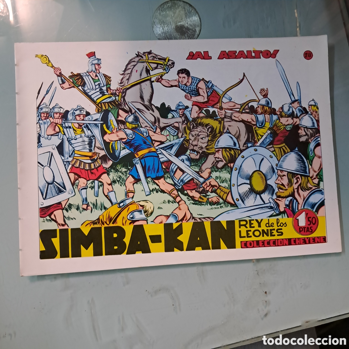 C&oacute;mics: Simba Kan, Rey de los leones, Almanaque 1962 - Foto 2