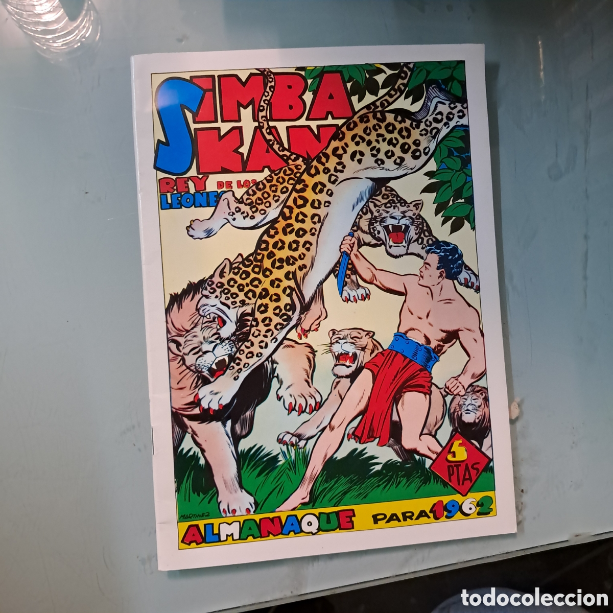 C&oacute;mics: Simba Kan, Rey de los leones, Almanaque 1962 - Foto 1
