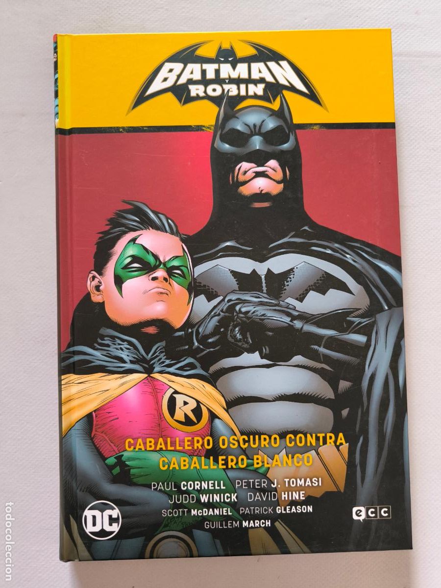 C&oacute;mics: BATMAN Y ROBIN VOL. 4 / PARTE 7 - CABALLERO OSCURO CONTRA CABALLERO BLANCO - TAPA DURA (FU*w)