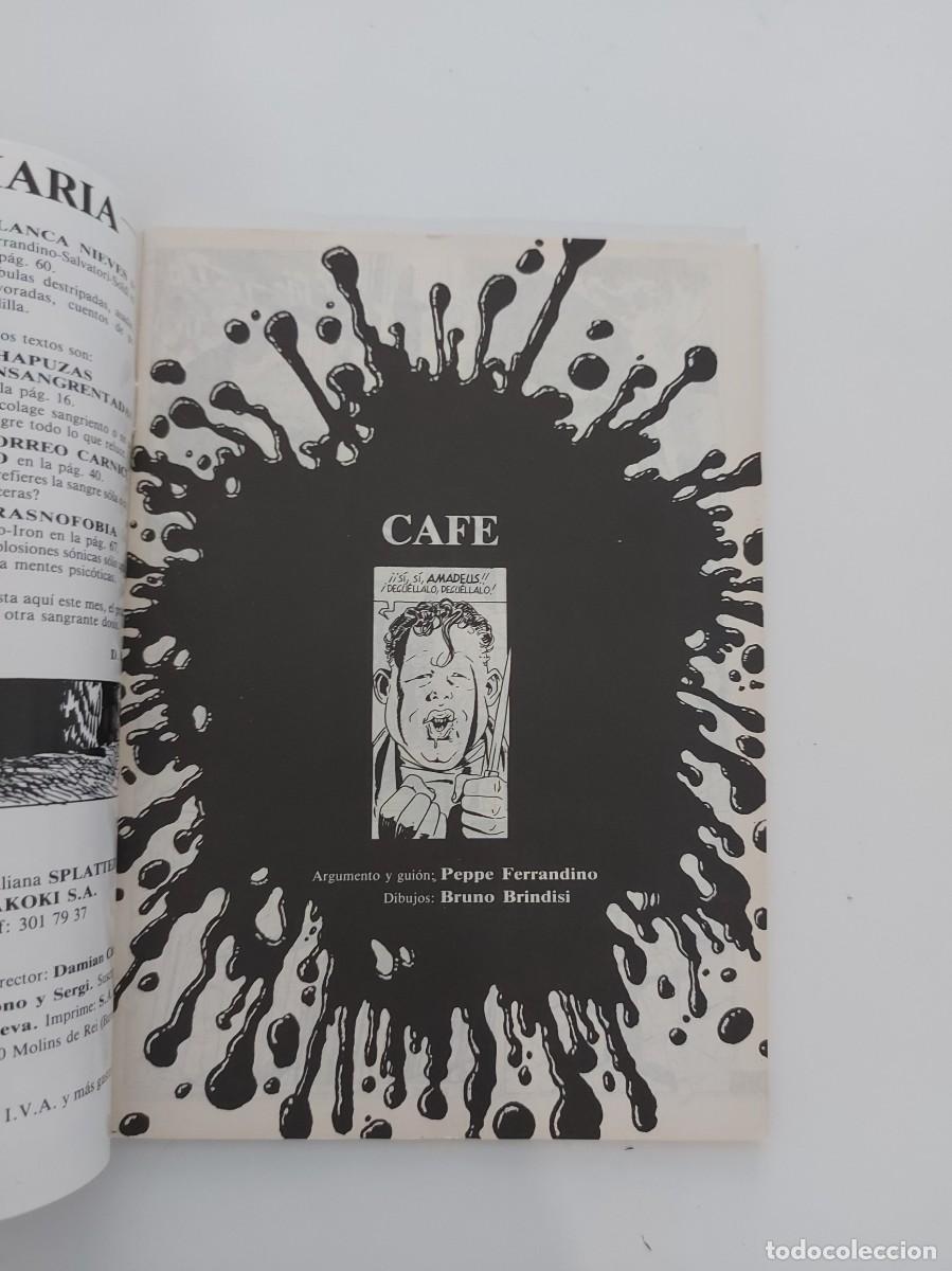 C&oacute;mics: SPLATTER N.&ordm; 2 (DE 7). GRAPA. EDITORIAL MAKOKI. 1991. - Foto 3
