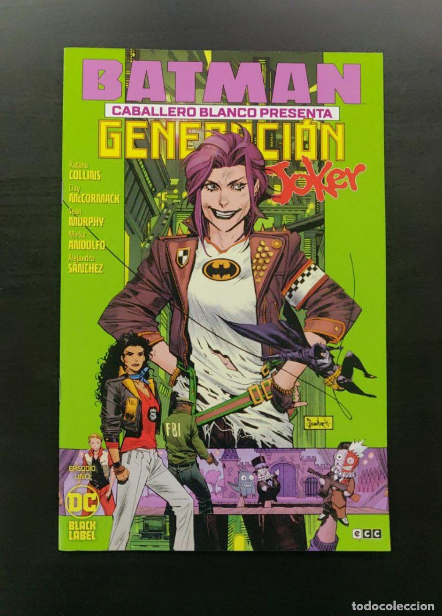 C&oacute;mics: BATMAN Caballero Blanco GENERACI&Oacute;N JOKER (1, 2, 3, 4, y 6), 2023 (ECC) - Foto 1