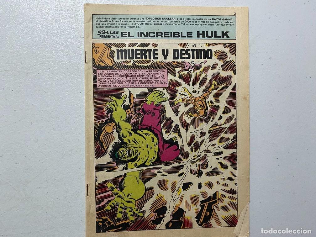 C&oacute;mics: EL INCREIBLE HULK - MUERTE Y DESTINO - TEBEO, COMIC, - Foto 1
