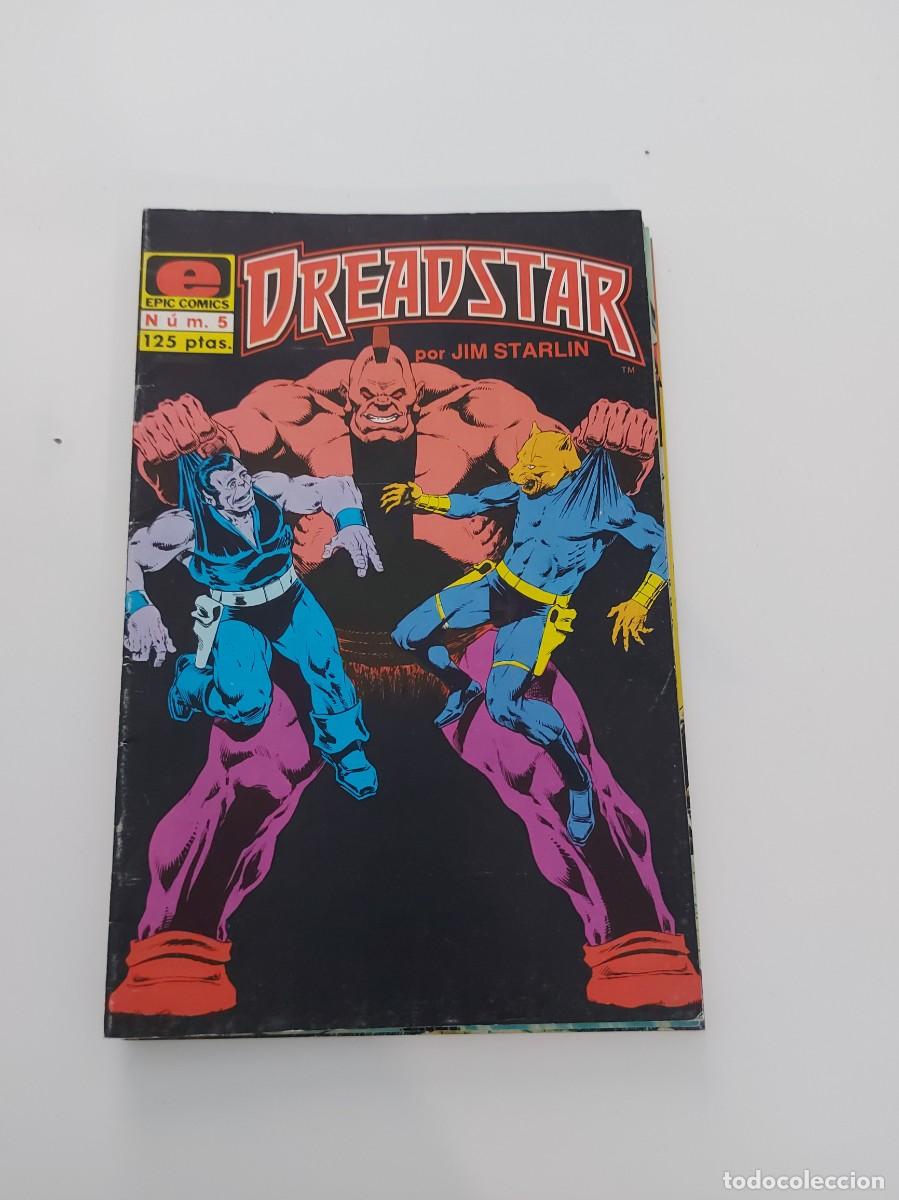 C&oacute;mics: LOTE DREADSTAR. 5 EJEMPLARES (DE 18). GRAPA. EPIC C&Oacute;MICS. MARVEL. 1986. - Foto 3