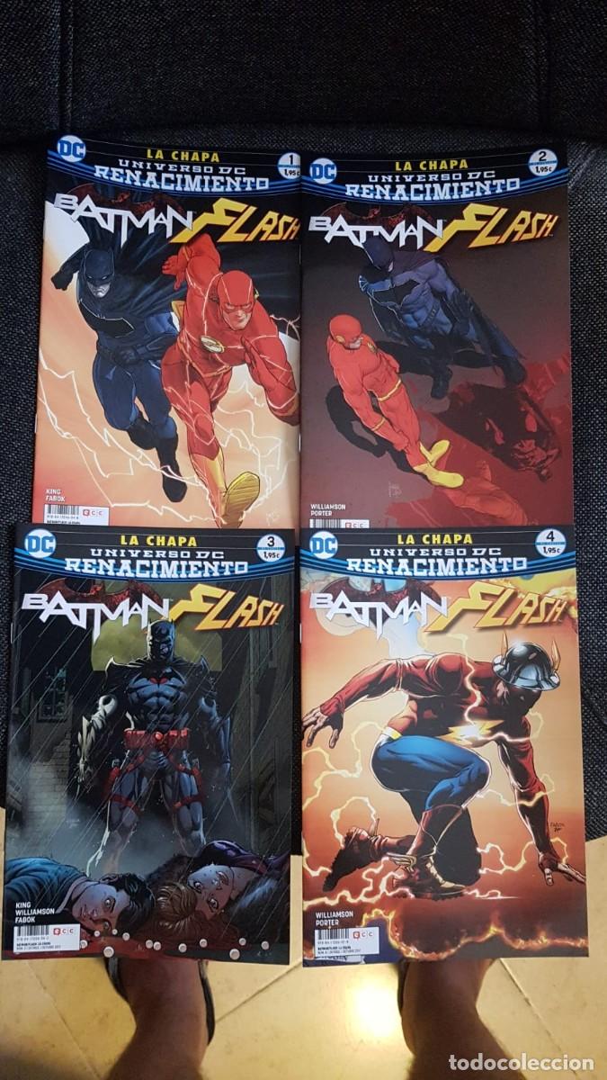 C&oacute;mics: BATMAN Y FLASH: LA CHAPA (OBRA COMPLETA 4 N&Uacute;MEROS) - ECC - Foto 1