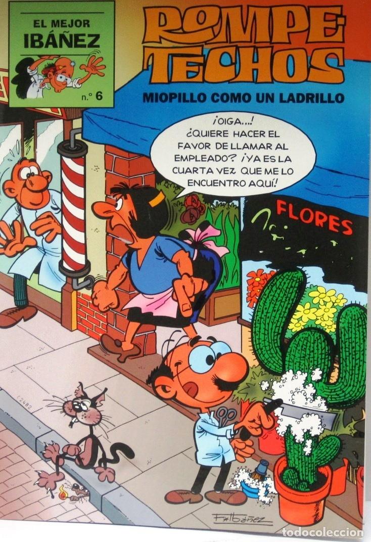Comics: EL MEJOR IBA&Ntilde;EZ - N&ordm; 6 - ROMPE TECHOS - MIOPILLO COMO UN LADRILLO - COMIC