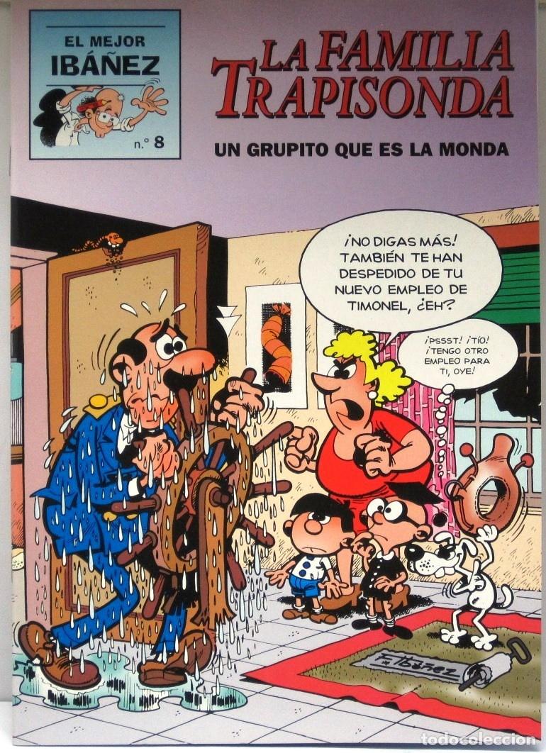 Comics: EL MEJOR IBA&Ntilde;EZ - N&ordm; 8 - LA FAMILIA TRAPISONDA - UN GRUPITO QUE ES LA MONDA - COMIC