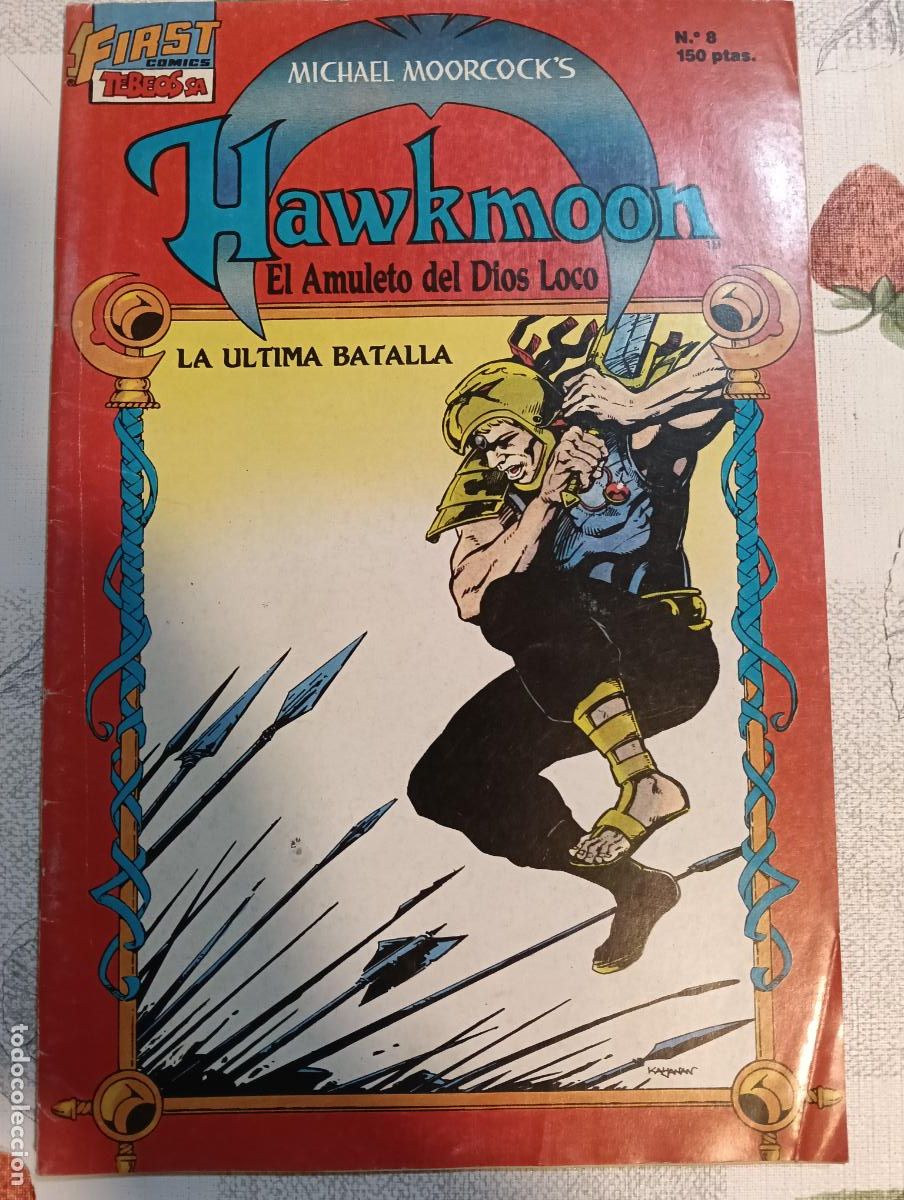 C&oacute;mics: Hawkmoon - El amuleto del Dios Loco N&ordm; 8 FIRST COMICS - Foto 1