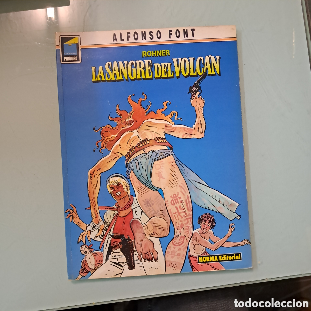 C&oacute;mics: Alfonso Font Tohner, La sangre del volc&aacute;n, Pandora 7 - Foto 1