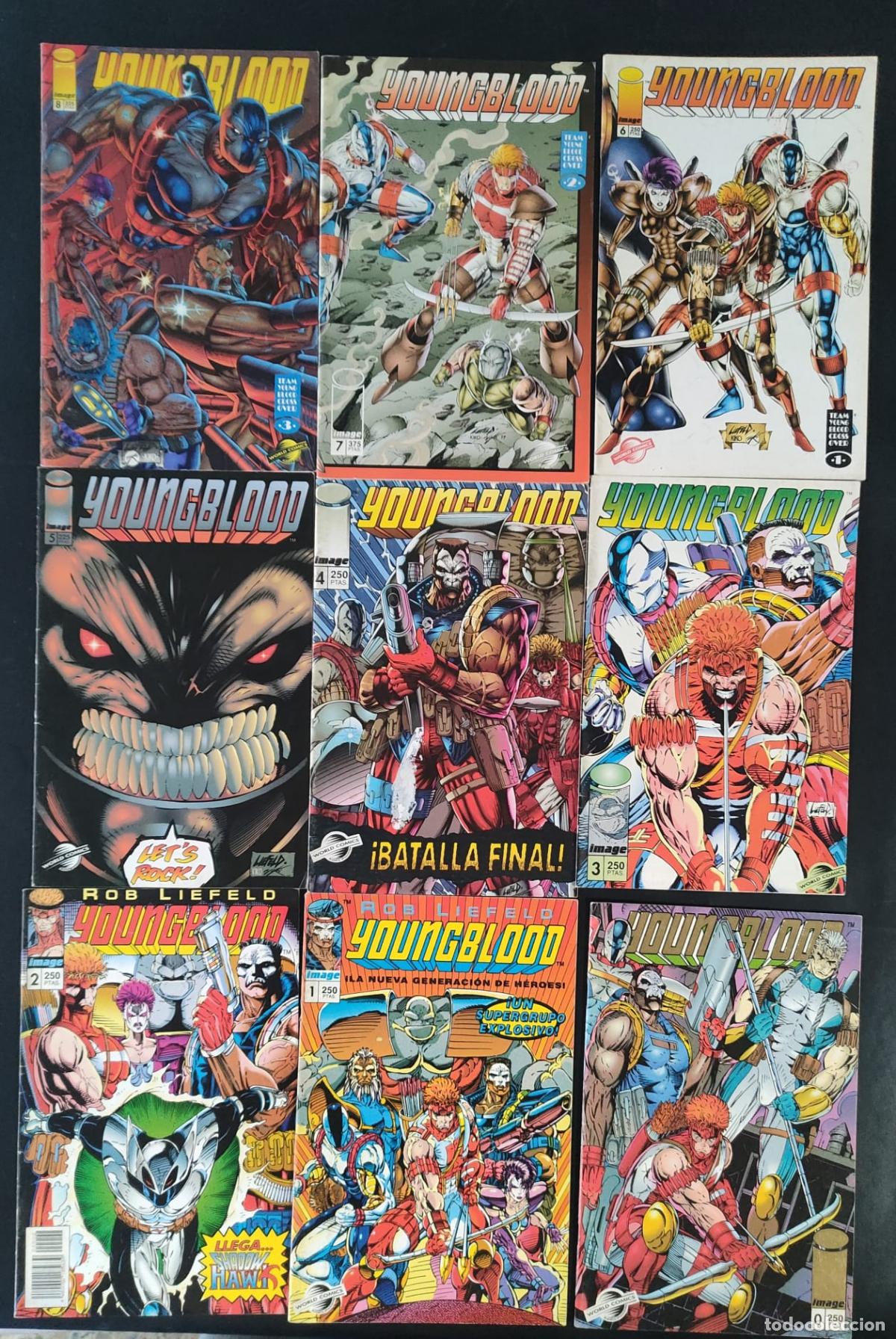C&oacute;mics: YOUNGBLOOD NUMEROS 0,1,2,3,4,5,6,7,8 - Foto 1