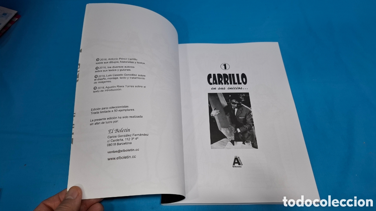 C&oacute;mics: CARRILLO 1 - EN SUS INICIOS - LOS ARCHIVOS EL BOLET&Iacute;N - Foto 2