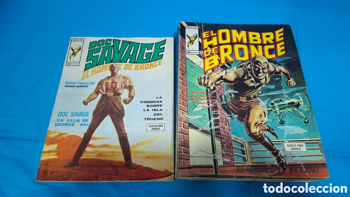 C&oacute;mics: LOTE DOC SAVAGE, 9 N&Uacute;MEROS DEL 1 AL 9 + 3 DE REGALO - Foto 3