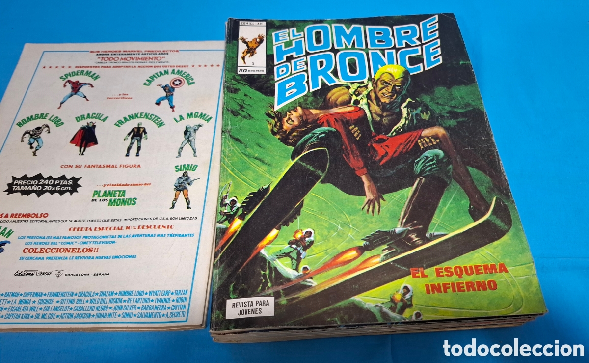 C&oacute;mics: LOTE DOC SAVAGE, 9 N&Uacute;MEROS DEL 1 AL 9 + 3 DE REGALO - Foto 4