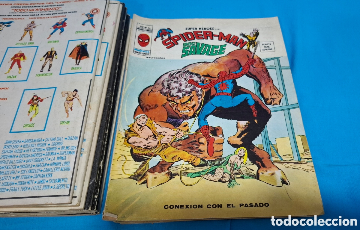 C&oacute;mics: LOTE DOC SAVAGE, 9 N&Uacute;MEROS DEL 1 AL 9 + 3 DE REGALO - Foto 11