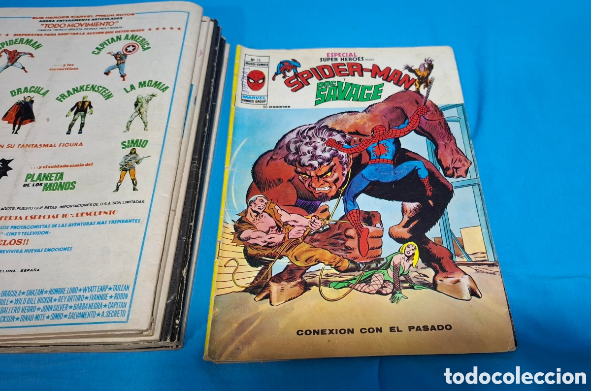 C&oacute;mics: LOTE DOC SAVAGE, 9 N&Uacute;MEROS DEL 1 AL 9 + 3 DE REGALO - Foto 12