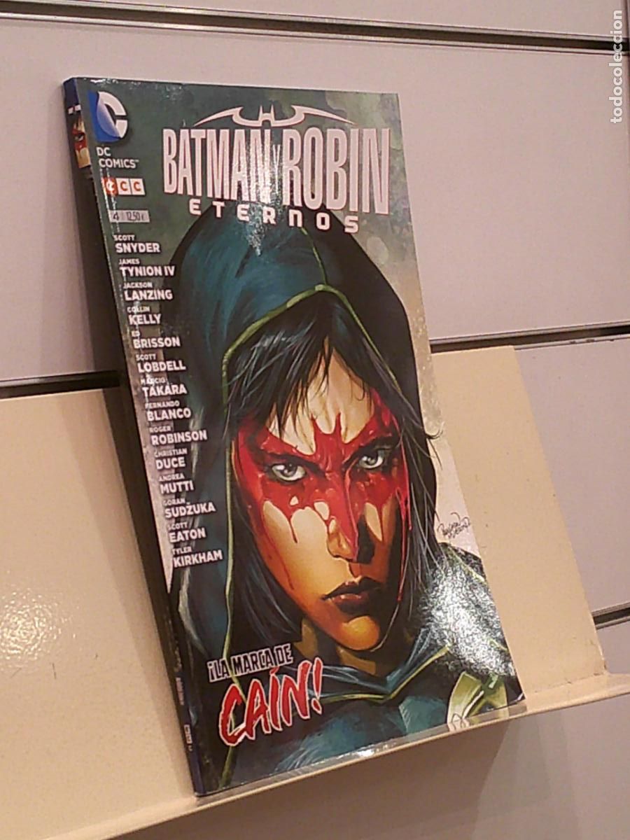 C&oacute;mics: BATMAN Y ROBIN ETERNOS N&ordm; 4 &iexcl;LA MARCA DE CAIN! DC - ECC OFERTA - Foto 1